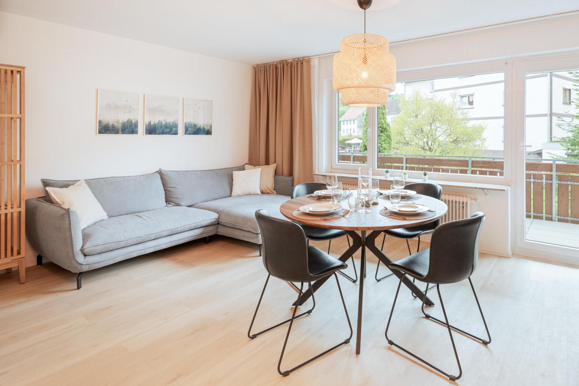 Ferienwohnung Sonnenglueck Mit Grosszuegigem Suedbalkon Lenzkirch Extérieur photo